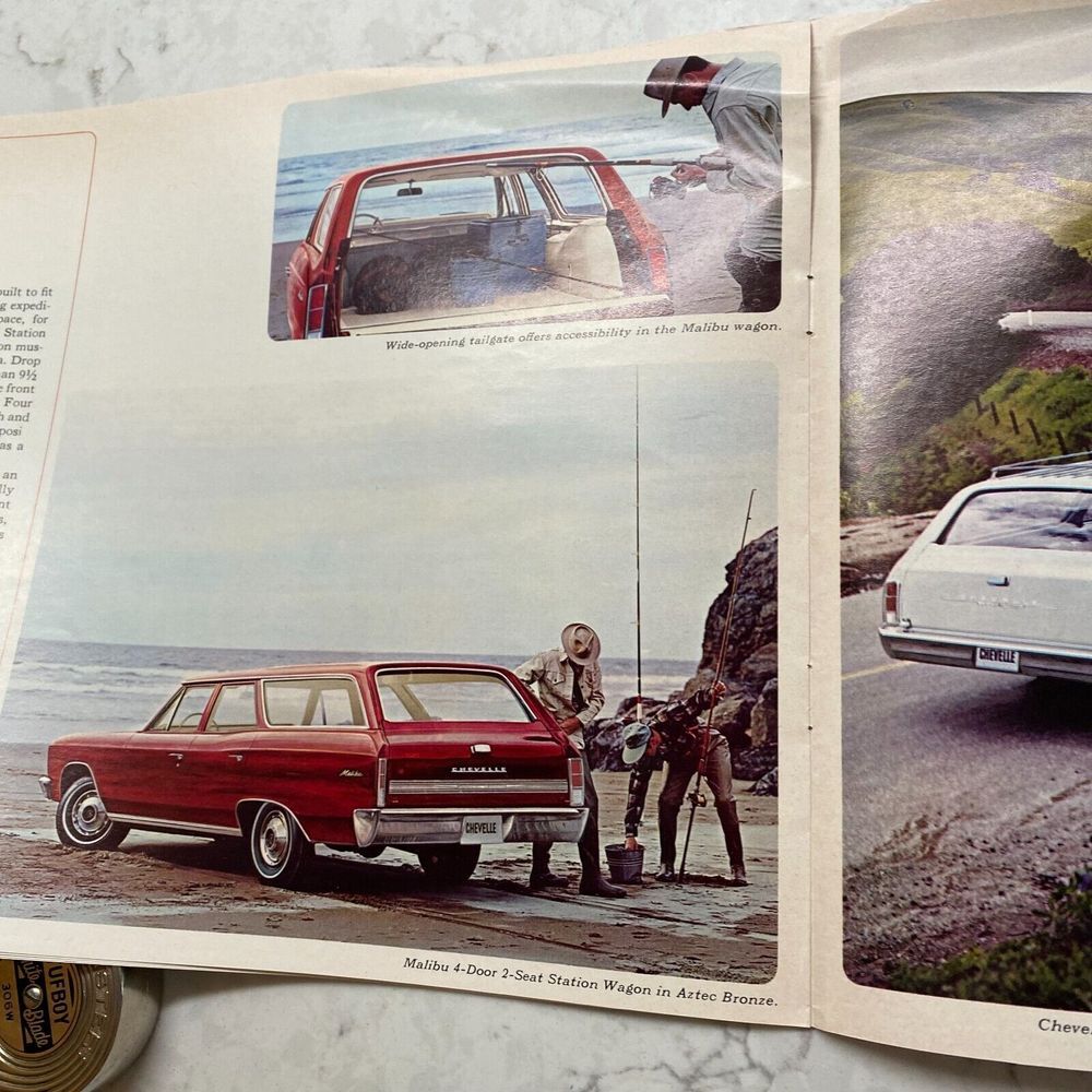 1966 Chevelle Super Sport 396, Malibu Station Wagon, Malibu Sedan Sales Brochure - Picture 4 of 6
